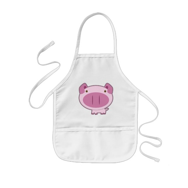 ENFANT TABLIER PORCIN ROSE MIGNON D'ENFANTS (Devant)