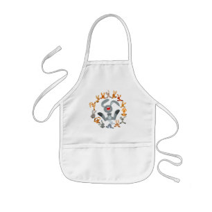Enfant Tablier pour enfants avec mandala de lapins de des