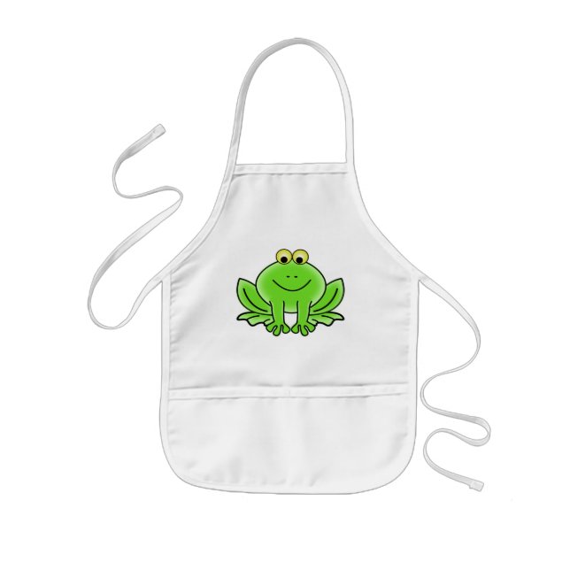 Enfant Tablier pour enfants/grenouille (Devant)