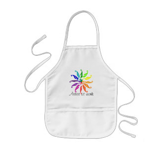 Enfant Tablier - Roue couleur stylisée