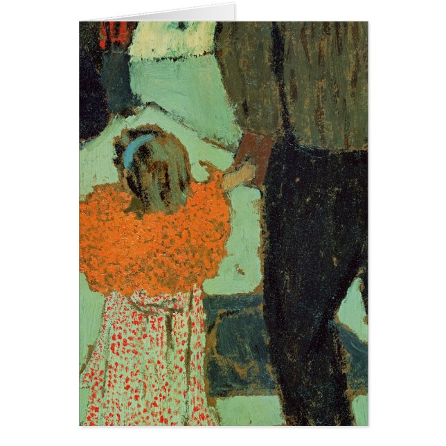 Enfant utilisant une écharpe rouge, C. 1891 (Devant)