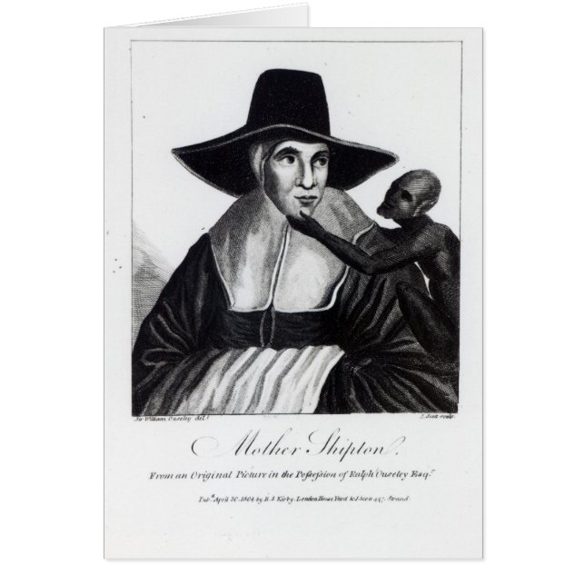 Enfantez Shipton, gravé par John Scott, 1804 (Devant)