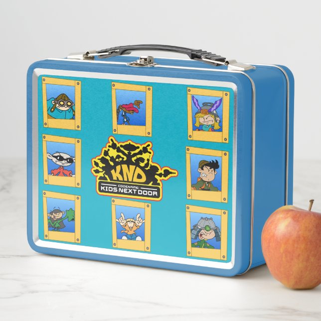 Enfants à côté Opérateurs Métal Lunchbox (En situation)