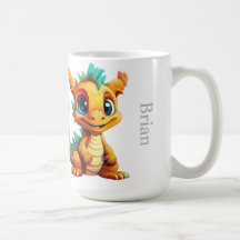 Enfants À Thème Dragon Qui Boivent De La Mug