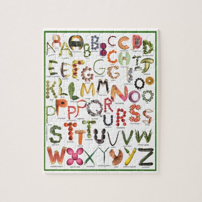 Enfants Alphabet Puzzle éducatif Mat ABC (Vertical)