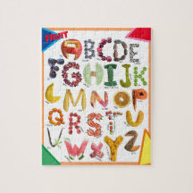 Enfants Alphabet Puzzle éducatif Mat ABC