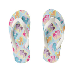 Enfants amusement filles licorne imaginaire tongs flops