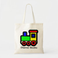 Enfants appelés sac fourre-tout à livre de train
