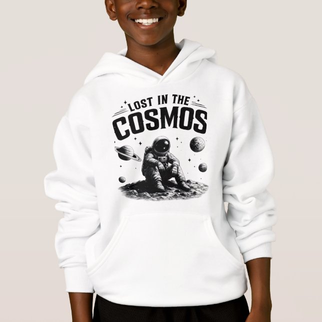 Enfants astronautes perdus dans le cosmos Blanc (Devant)