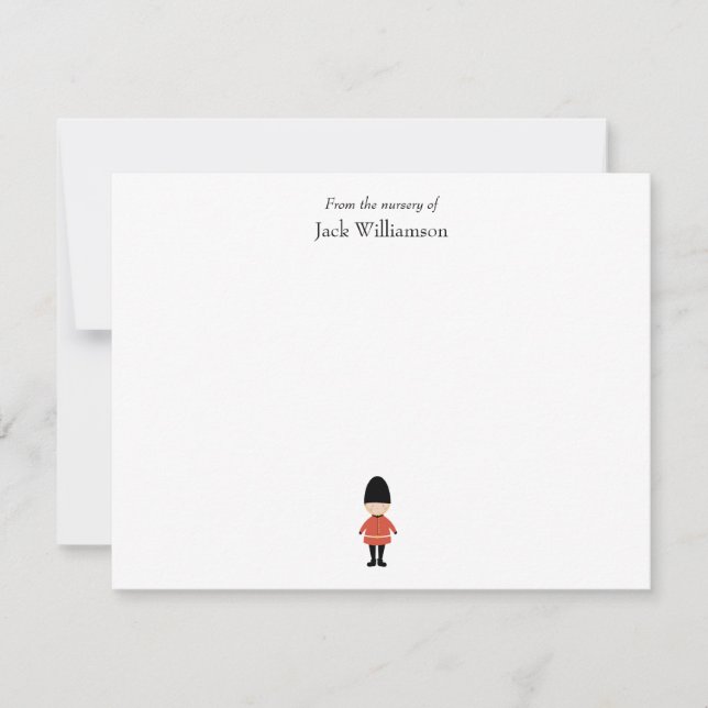 Enfants bébé garçon de la pouponnière de la carte  (Devant)