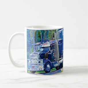 Enfants Big Rig Camion de fret Boire Mug