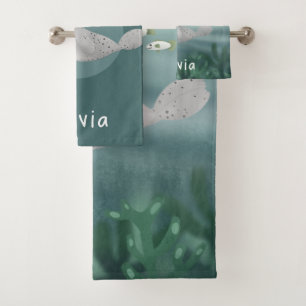 Enfants Bleu mou sous le phoque de l'océan