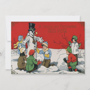 Enfants Bonhomme de neige Hiver Neige