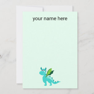 Enfants Cartes pour notes de dragons personnalisés