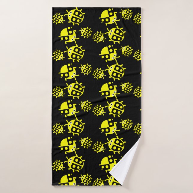 Enfants coccinelle (Serviette de bain)
