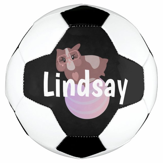 Enfants Cochon d'Inde Ballon de Football Monogramm (Devant)