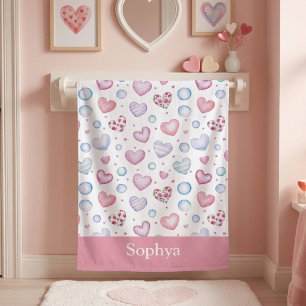 Enfants Cœur Rose Personnalisé
