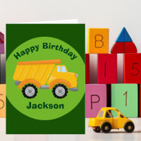 Enfants Construction Camion Personnalisé Garçons C