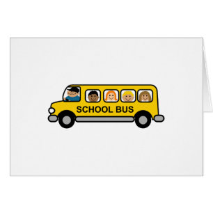 Enfants d'autobus scolaire