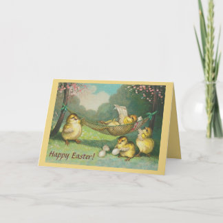 Enfants de détente - Carte de voeux de Pâques