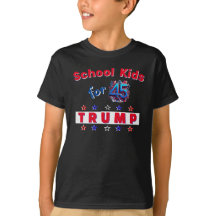 Enfants de l'école pour T-shirt TRUMP 1