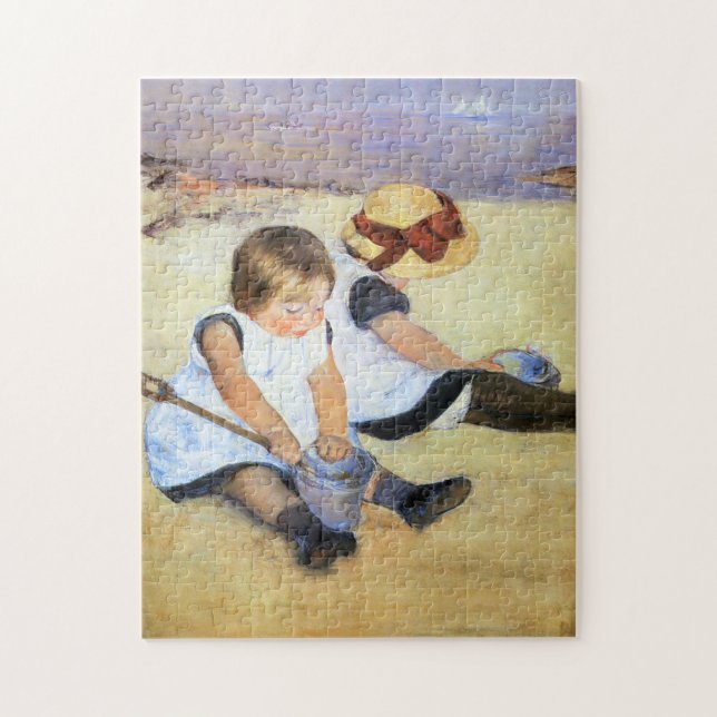 Enfants de Mary Cassatt jouant sur le puzzle de (Vertical)