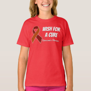 Enfants de T-shirt de ruban de conscience de la