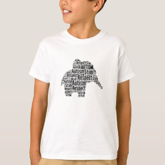 Enfants de T-shirt d'éléphant de sensibilisation