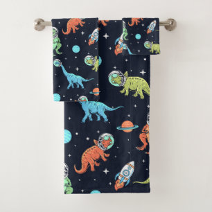Enfants Dinosaur Astronaut Motif