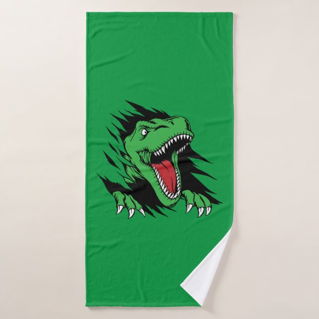 Enfants dinosaures (Serviette de bain)