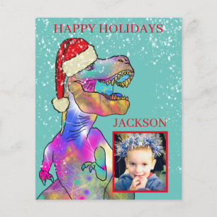 Enfants dinosaures photo de Noël