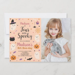 Enfants Éffrayants Boo Day Invitation Anniversaire