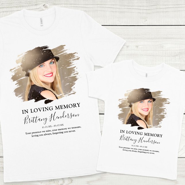 Enfants En Mémoire Affectueuse | T-Shirt Mémorial  (Créateur téléchargé)