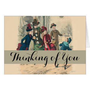 Enfants Famille Antique Victorienne Enfant