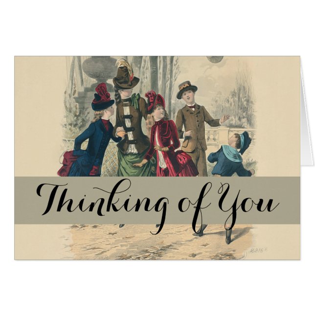 Enfants Famille Antique Victorienne Enfant (Devant horizontal)