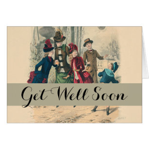 Enfants Famille Antique Victorienne Enfant