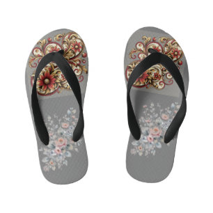 Enfants "Feuilles à tongs Imaginaires florales"