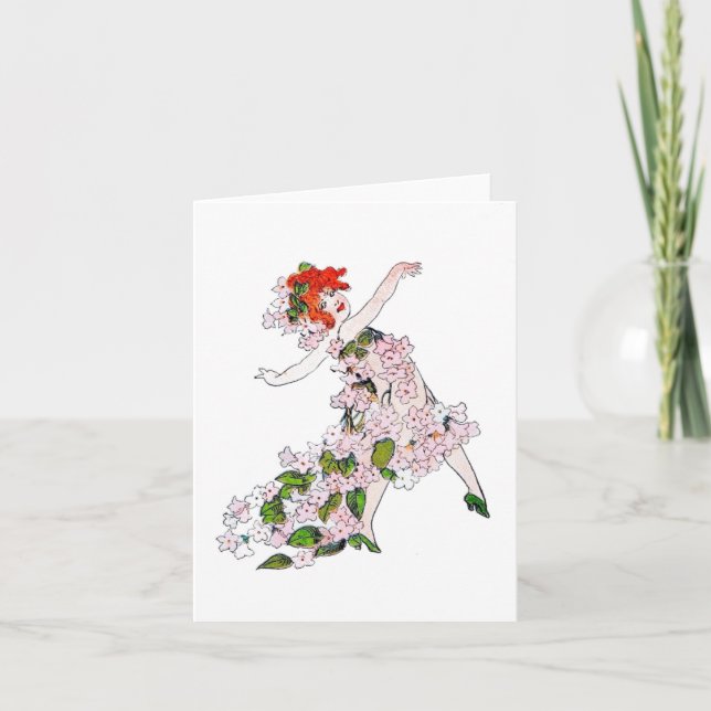 Enfants Fleurs vintages Traversant Arbutus (Devant)