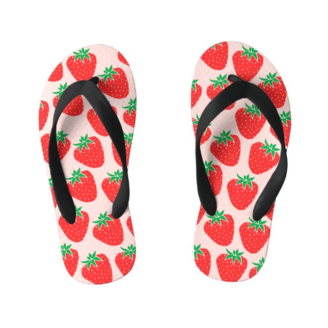 Enfants Fraises de mûres tongs (Semelle)