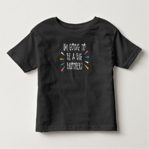 Enfants Je vais être un grand frère T-shirt cadeau