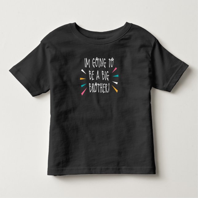 Enfants Je vais être un grand frère T-shirt cadeau (Devant)