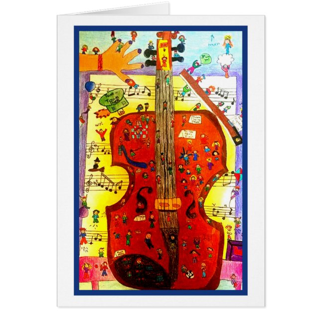 ENFANTS JOUANT SUR LA MUSIQUE DE VIOLON (Devant)