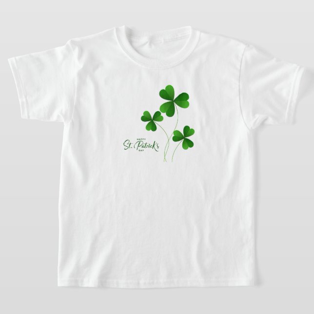 Enfants Joyeux T-shirt St. Patrick's Day (Poser)