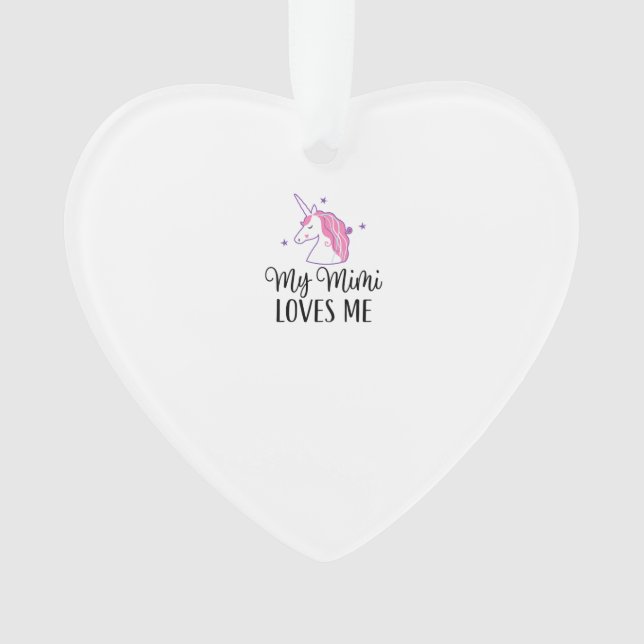 Enfants Ma Mimi M'aime Fille Licorne Petite-Fille  (devant)