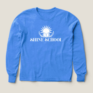 enfants manches longues blanc logo