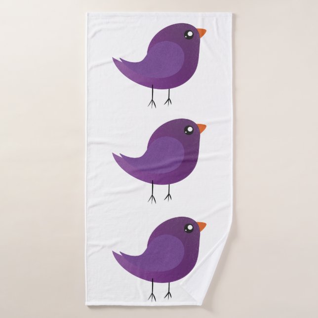 Enfants mignonette birdy (Serviette de bain)