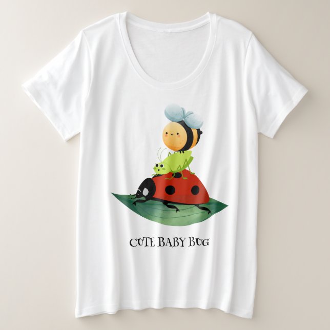 Enfants mignonne Rouge coccinelle Abeille insecte  (Design devant)