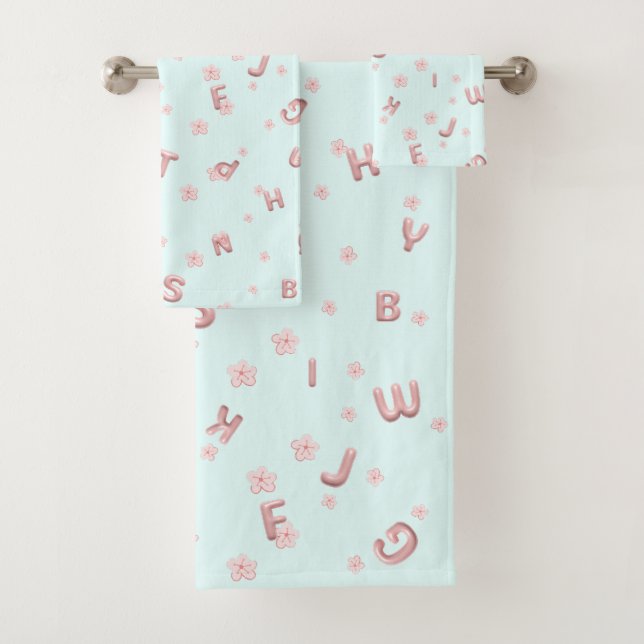Enfants mignons ABC Alphabet flower Enfants B2S (En situation)