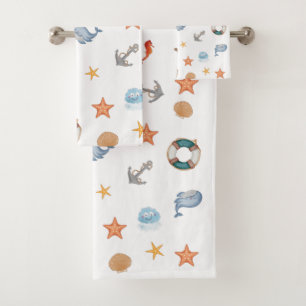 Enfants mignons modernes marine océanique étoile p