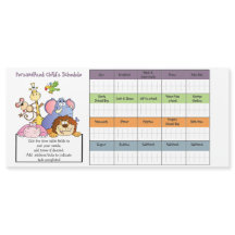 ENFANTS MOINS CHERS PLANIFICATION/CALENDRIER DE CO